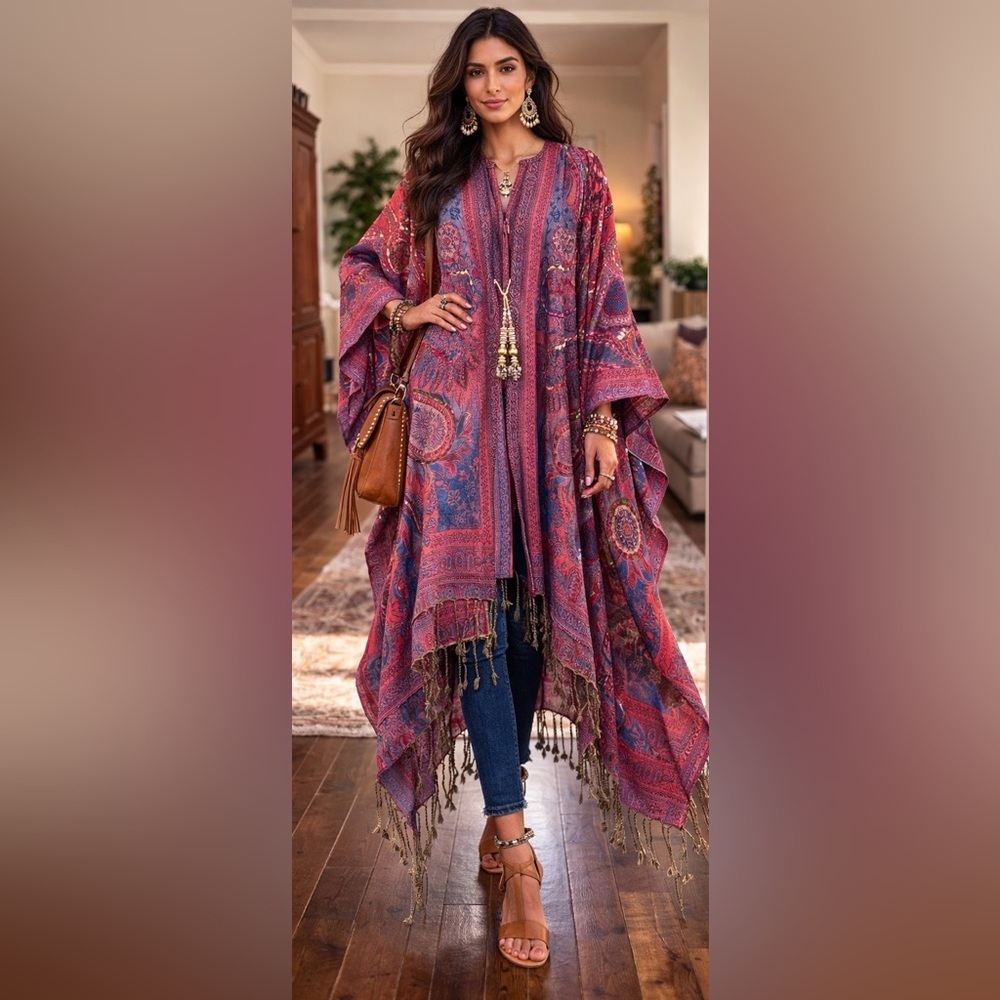 Aratta Wool Poncho